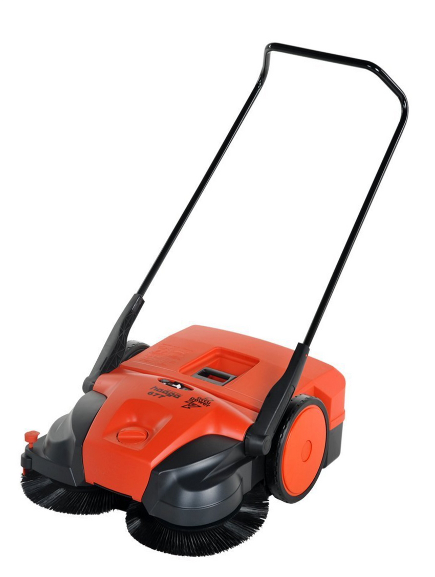 HAAGA 677  Sweeper | 31 inch Battery Powered Sweeper