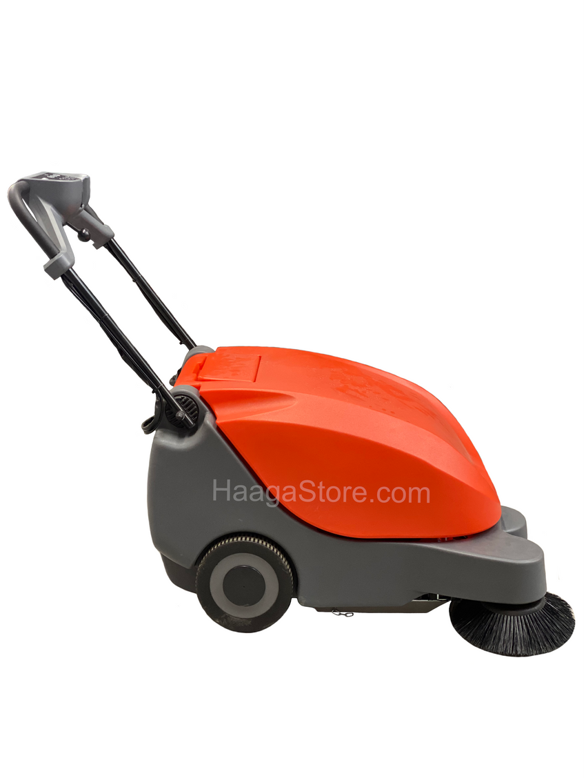 HAAGA 697 Profi-Line Battery Powered Triple Brush Sweeper, 38 Width