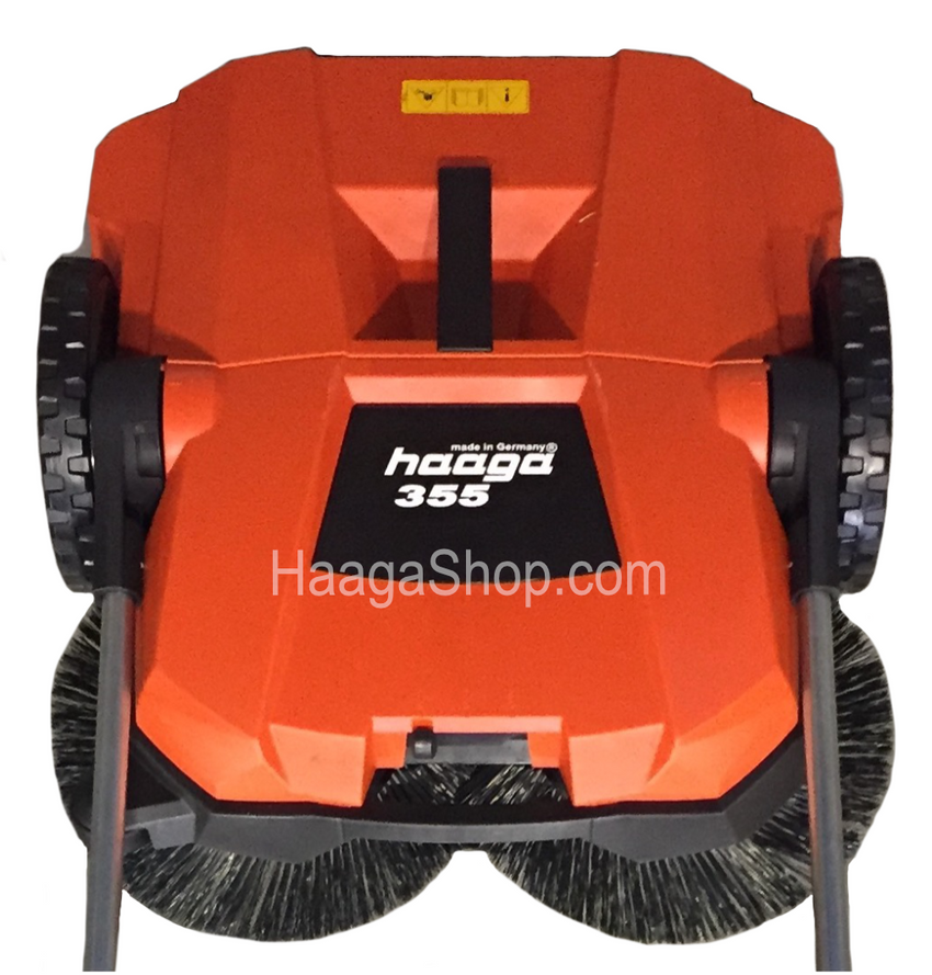 HAAGA 355 Sweeper top close-up view