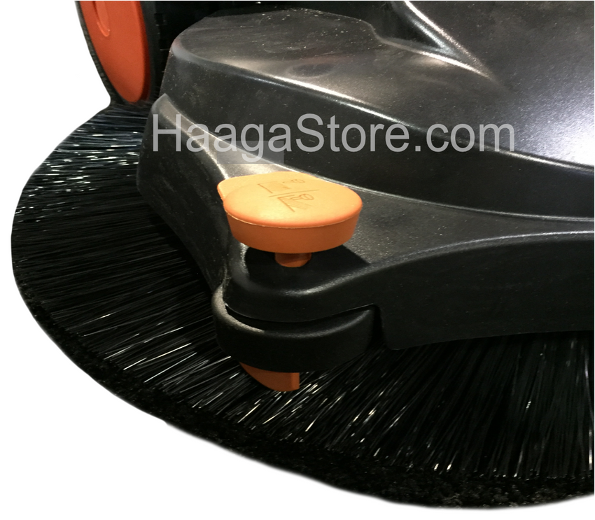 HAAGA 497 Sweeper roller wheel for edge cleaning