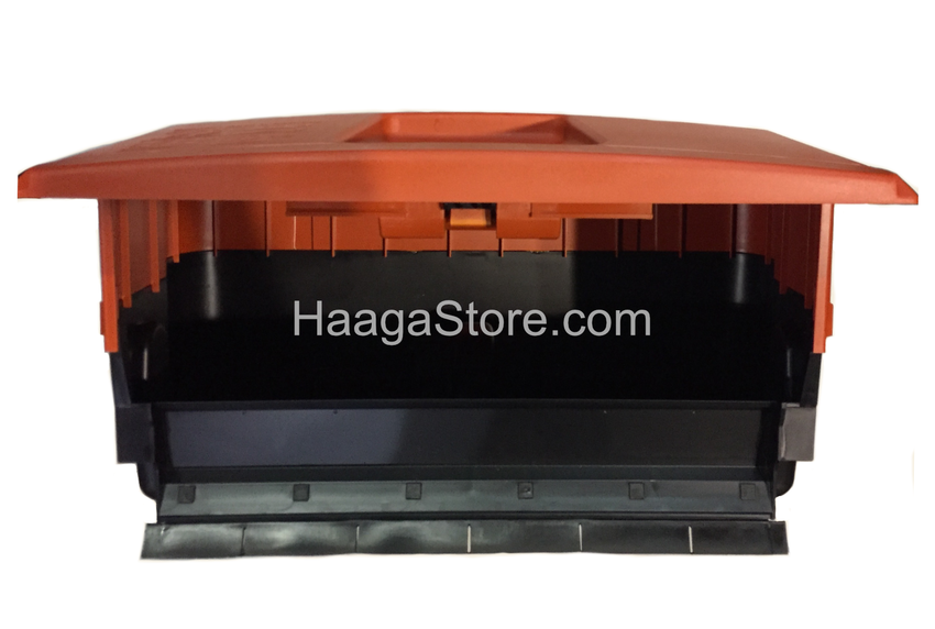 HAAGA 677 iSweep ACCU Sweeper debris container inside view